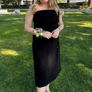 Sezane Editions - Chiarella Midi Dress in Black